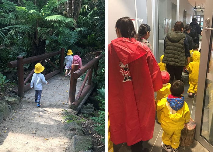 Children from Guardian Collins st going to the park for an excursion