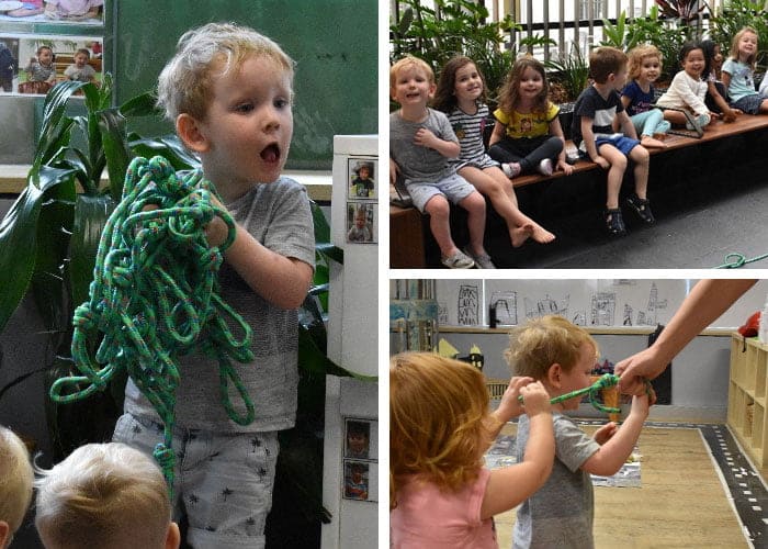 Children from Guardian Charlotte Street learning about Fire safety