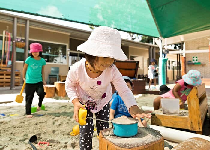 new yard at Lizards early learning centre, Aspley