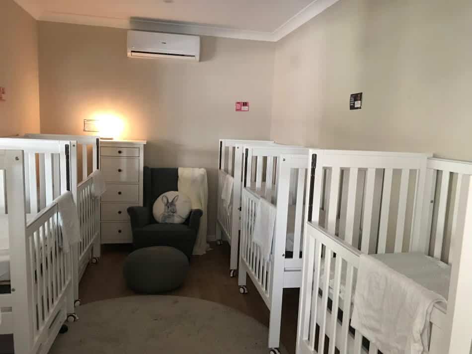 renovated babies cot room at Guardian Pennant Hills