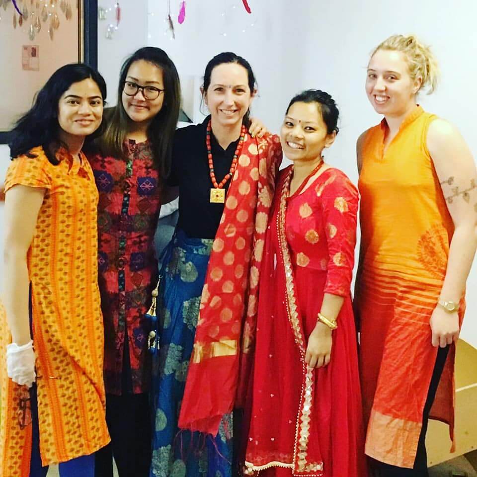 Balmain Cove team dressed in traditional Indian dress for Diwali