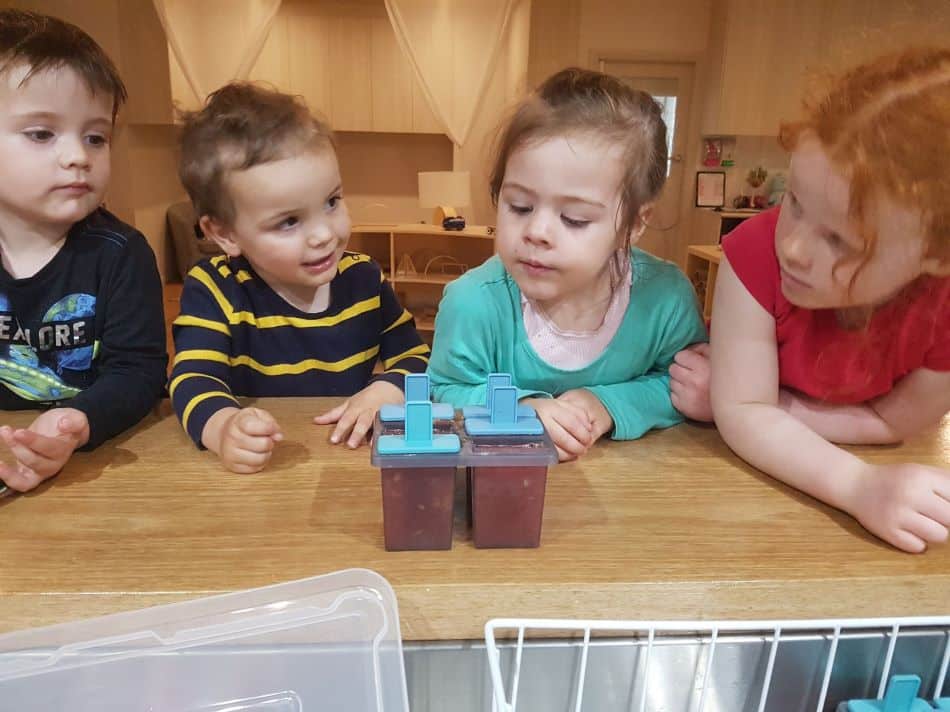 Guardian's best recipes: children making homemade ice blocks