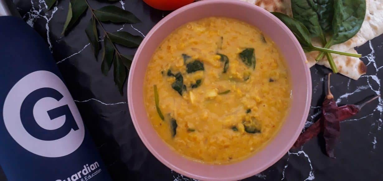 Ishan's Lentil and Spinach Curry Recipe