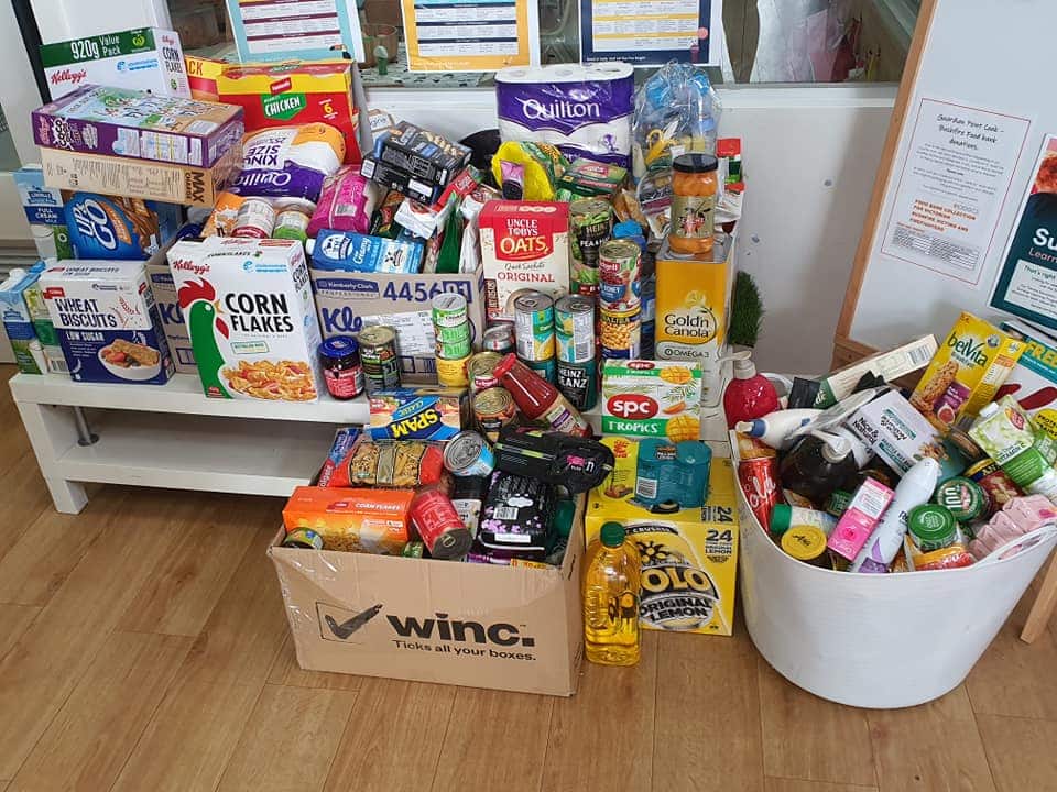 Donation Drive set up at Guardian Point Cook South