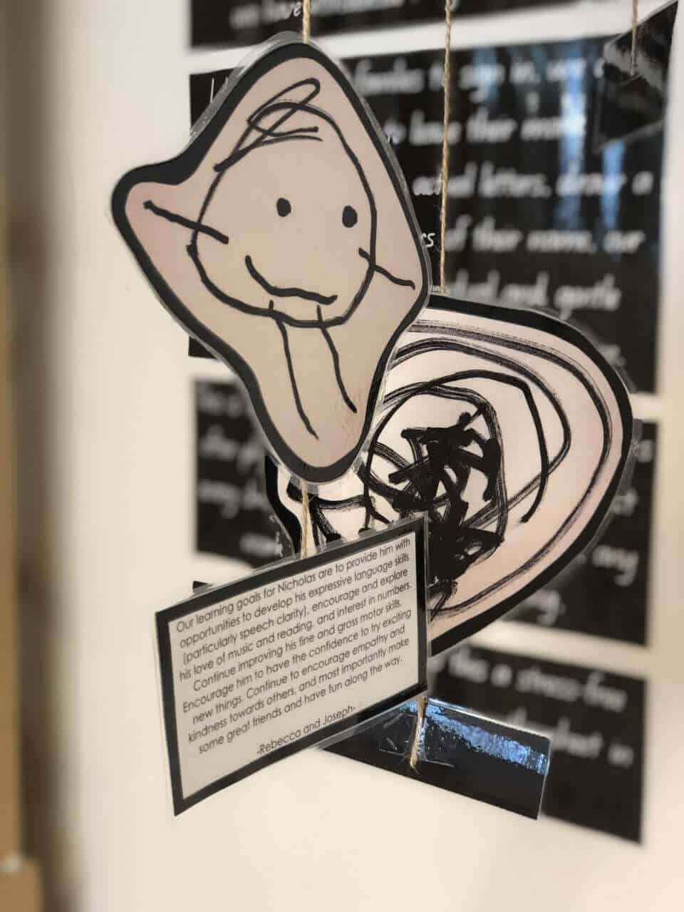 learning goals and wishes written by parents for child