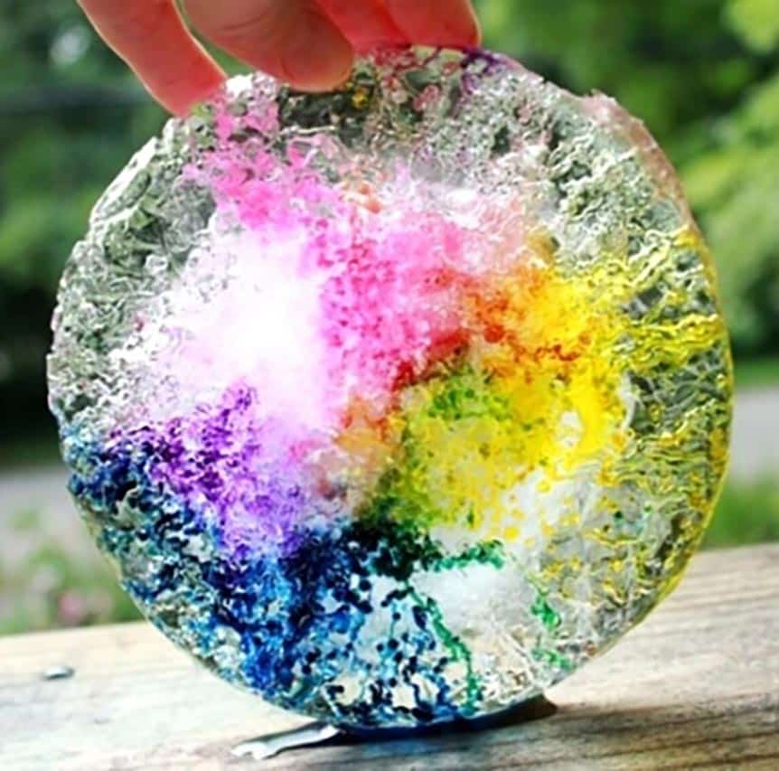 Melted Rainbow Ice | Guardian Childcare & Education