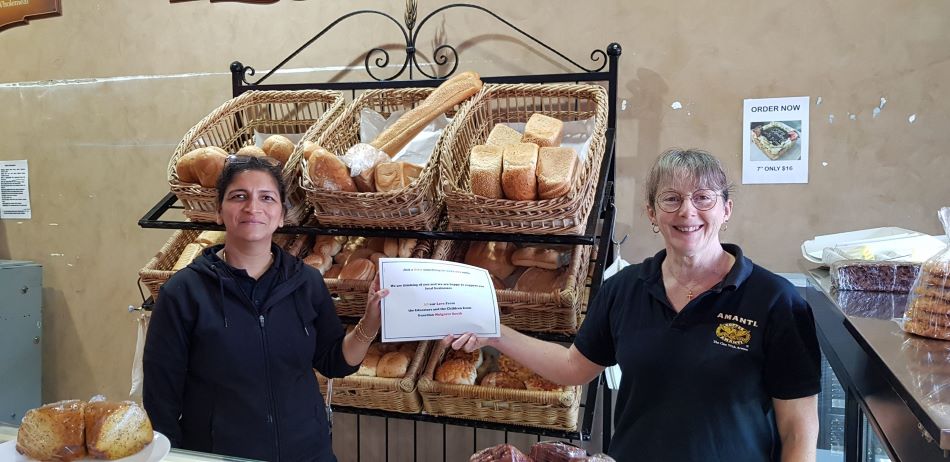 local store staff receiving letter from Guardian Mulgrave South Children