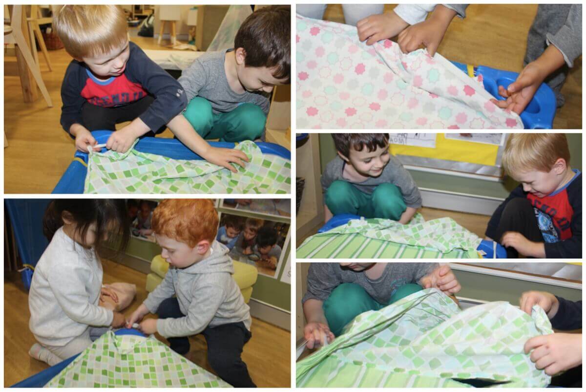 teach them to make their bed
