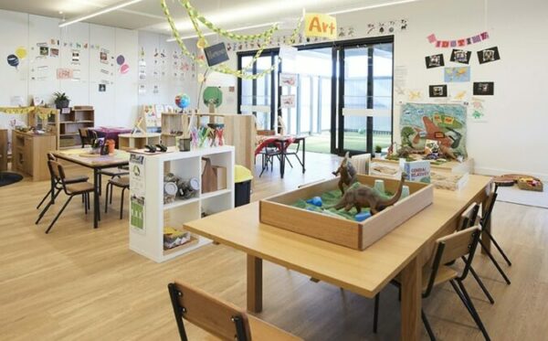 Bright and engaging learning environment at Guardian Childcare Caulfield North, featuring diverse activity stations for children's exploration and development.