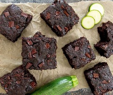 Zucchini brownies