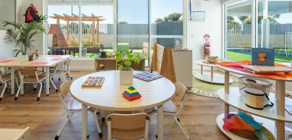 Bright and inviting indoor classroom at Guardian Childcare Pasadena SA, fostering early learning through play-based activities and age-appropriate educational resources.
