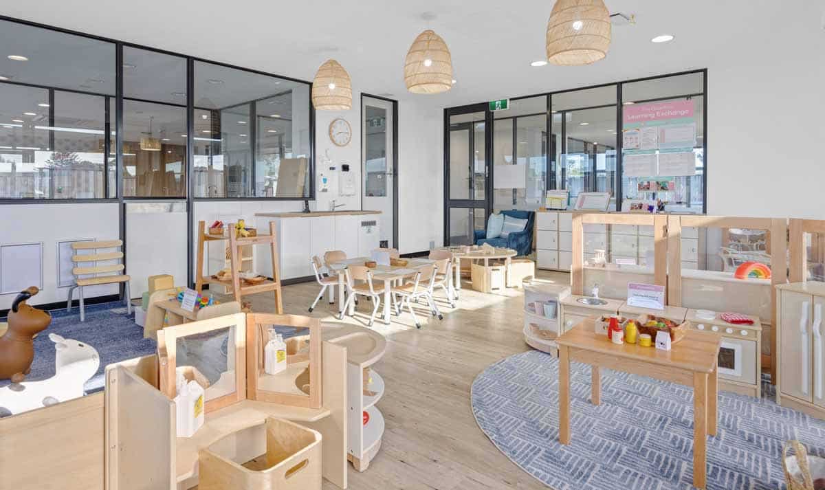 Bright and spacious learning environment at Guardian Childcare Pascoe Vale Cumberland Road, showcasing our well-equipped and thoughtfully designed classroom ready for play-based learning.