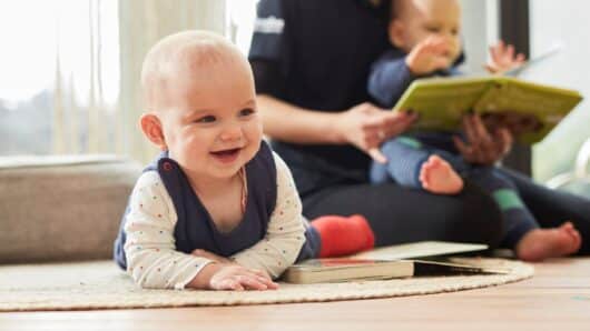 Baby in Guardian childcare centre